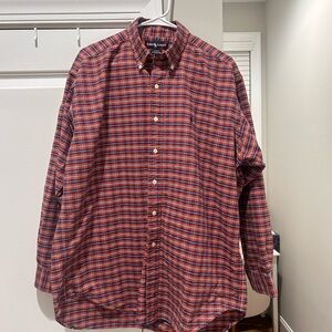 Polo by Ralph Lauren Men's Red Plaid Shirt